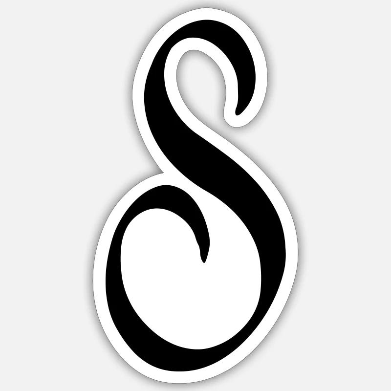 S - Sticker Größe S (10 x 10 cm) - Mattweiß