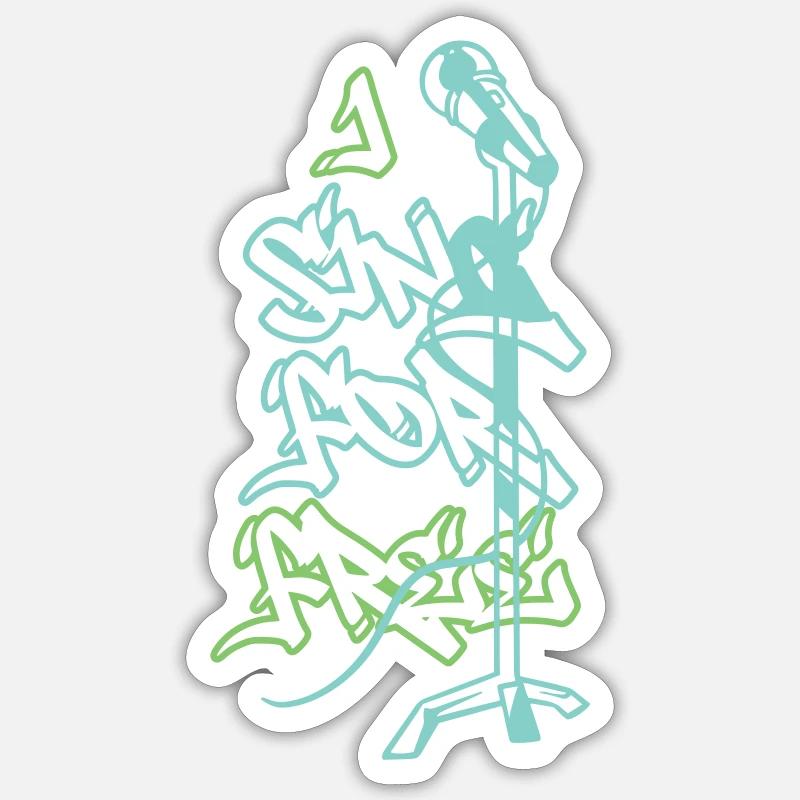 Sticker taille S (10 x 10 cm) - 