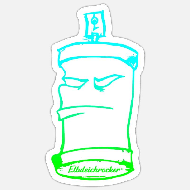 Brouillard D Sticker taille S (10 x 10 cm)