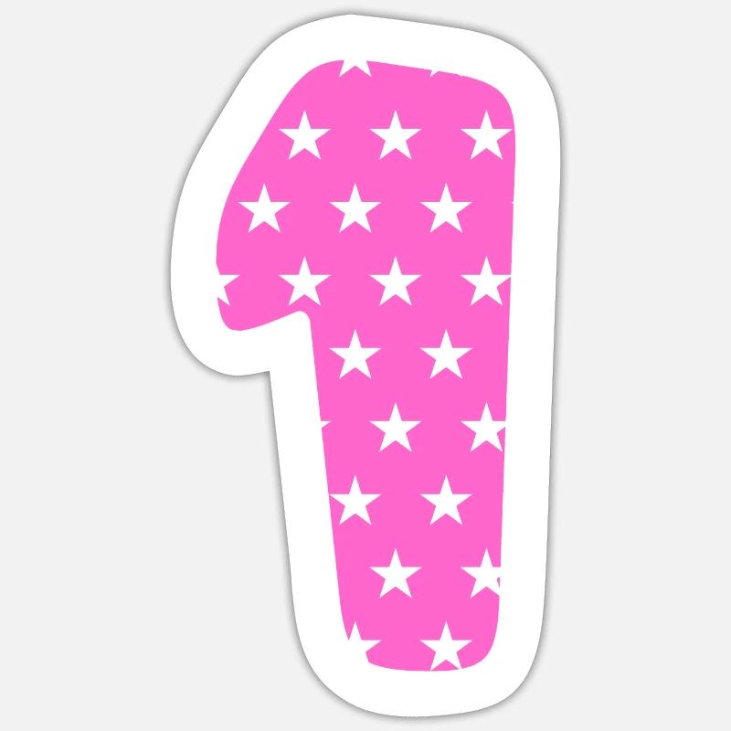 Un - Sticker taille S (10 x 10 cm) - blanc mat