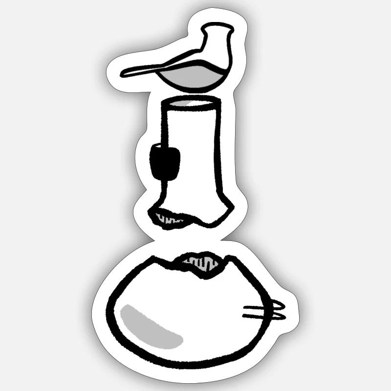 Sticker Größe S (10 x 10 cm) - 