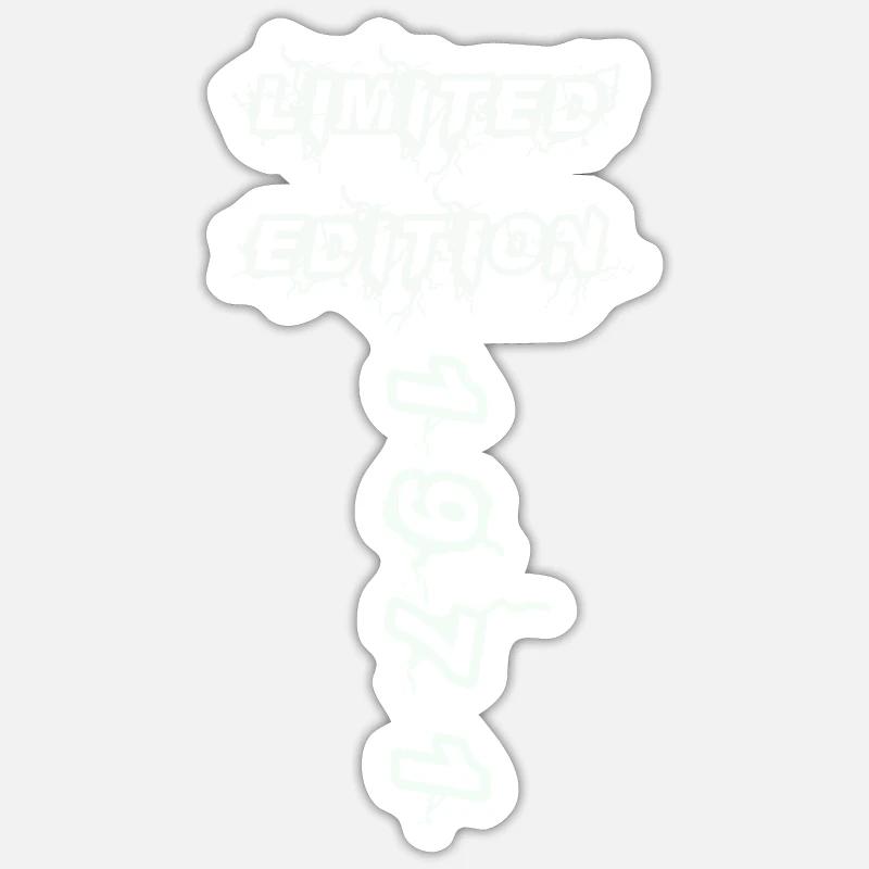 1971 - Sticker Größe S (10 x 10 cm) - Mattweiß