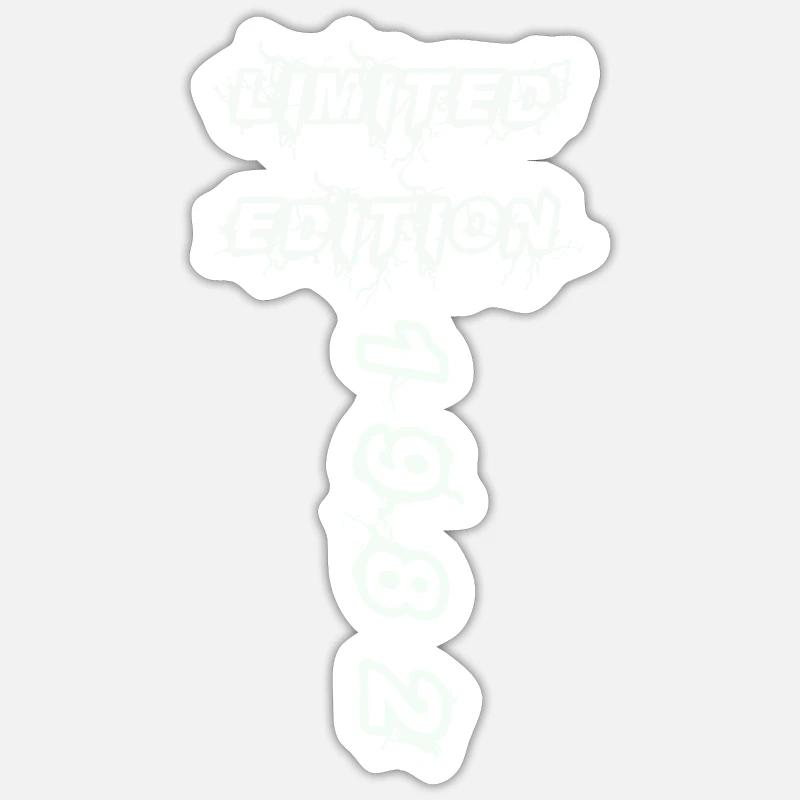 1982 - Sticker Größe S (10 x 10 cm) - Mattweiß