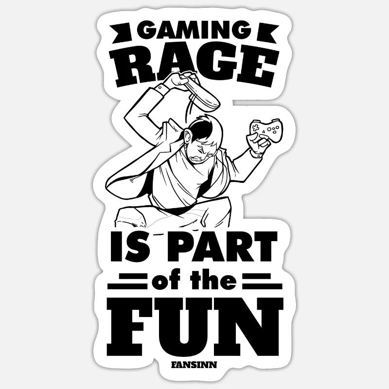 Jeu - Sticker taille S (10 x 10 cm) - blanc mat