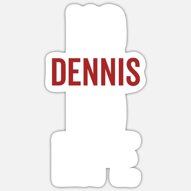 Pas de Dennis Pas de vie Sticker taille S (10 x 10 cm)