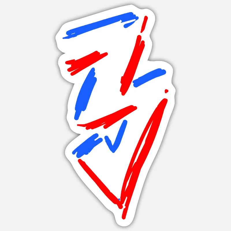 3 / Three RETRO Sticker size S (10 x 10 cm)