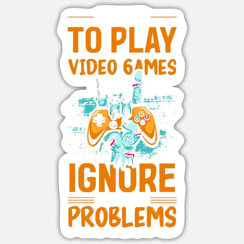 Nerd Online Computer Game Geek Sticker size S (10 x 10 cm)