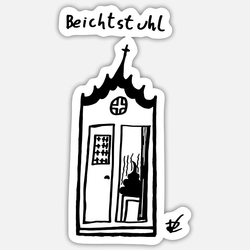 Sticker Größe S (10 x 10 cm) - 