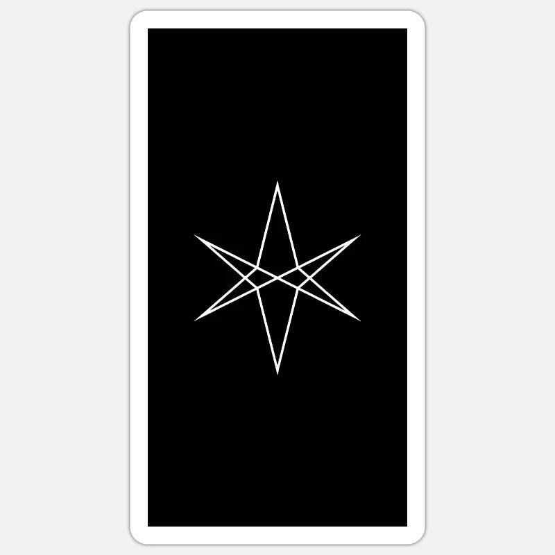 Single-channel hexagram Sticker size S (10 x 10 cm)
