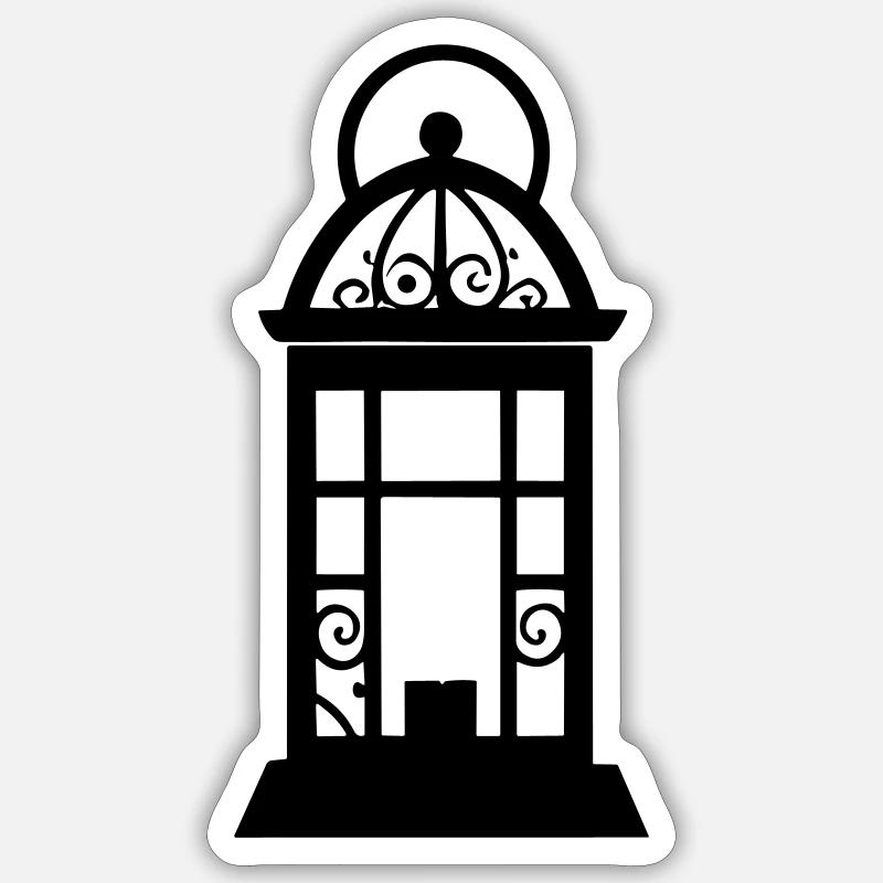 lanterne Sticker taille S (10 x 10 cm)