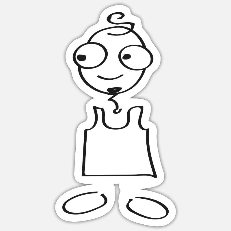 Sticker taille S (10 x 10 cm) - 