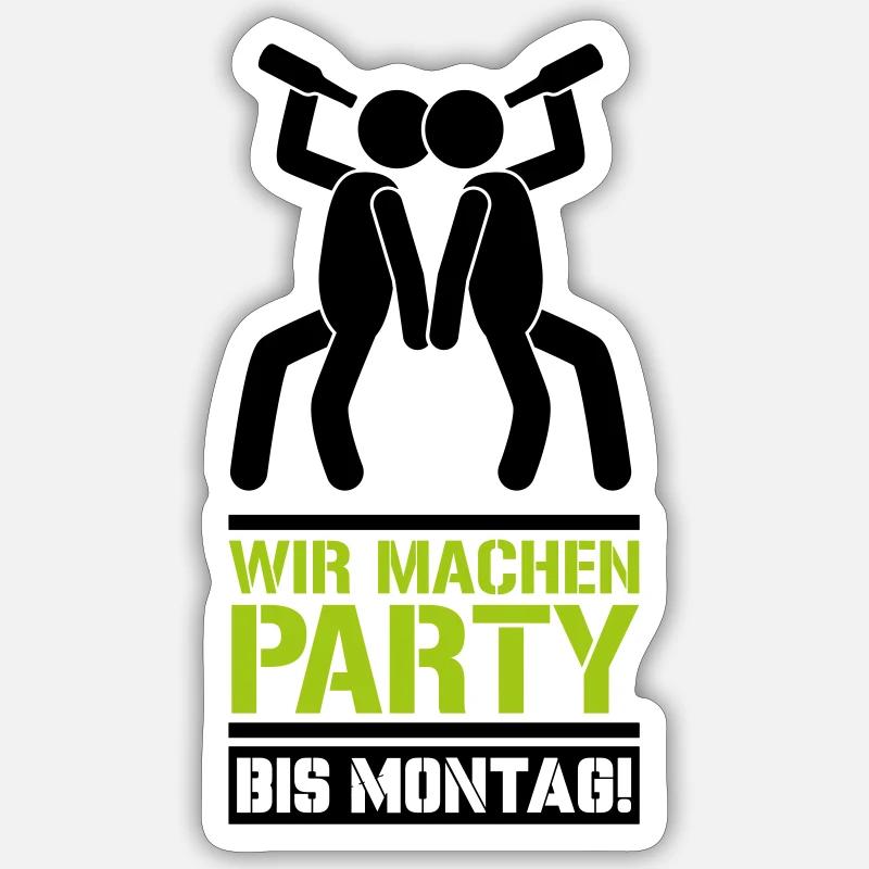 Sticker Größe S (10 x 10 cm) - 
