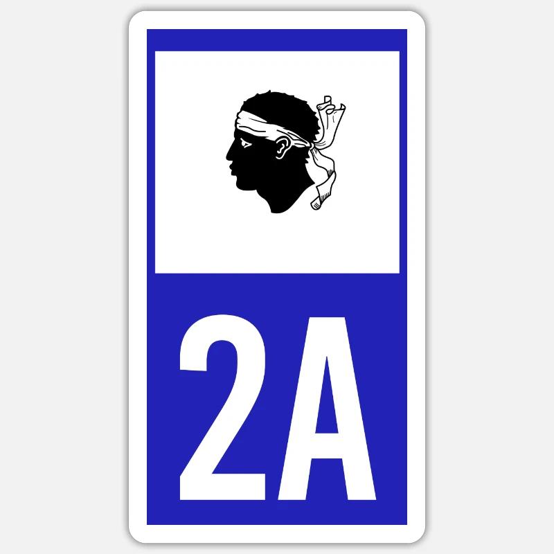 corsu - Sticker taille S (10 x 10 cm) - blanc mat