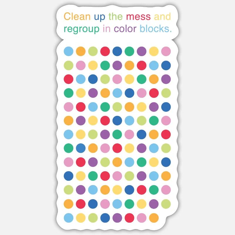 Sticker Größe S (10 x 10 cm) - 