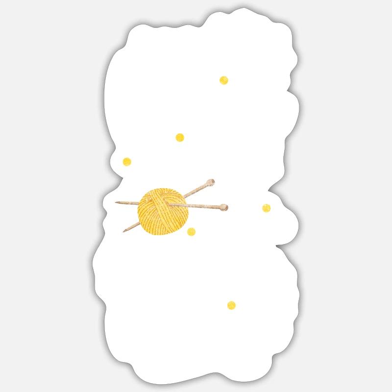 Tailor Thread Sewing Seamstress Sticker size S (10 x 10 cm)