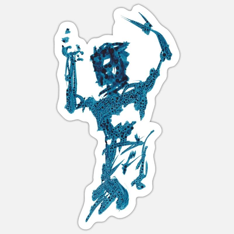 Monster - Sticker size S (10 x 10 cm) - white matte