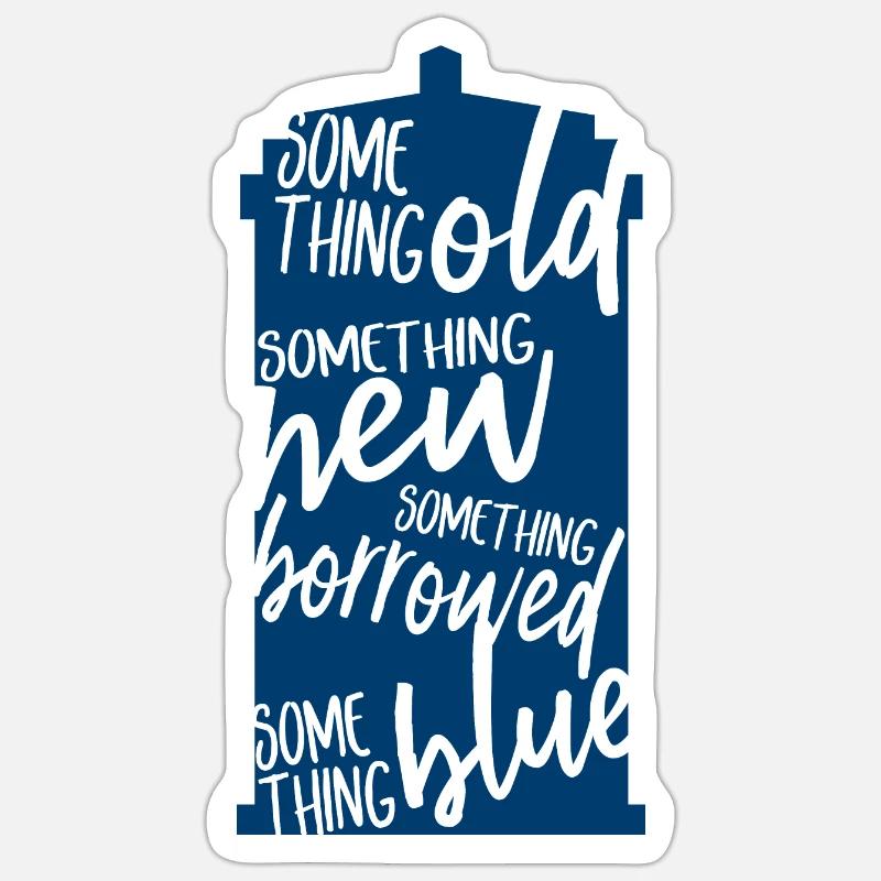 Something Old - Sticker Größe S (10 x 10 cm) - Mattweiß