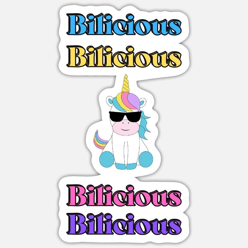 Bilicious Sticker size S (10 x 10 cm)
