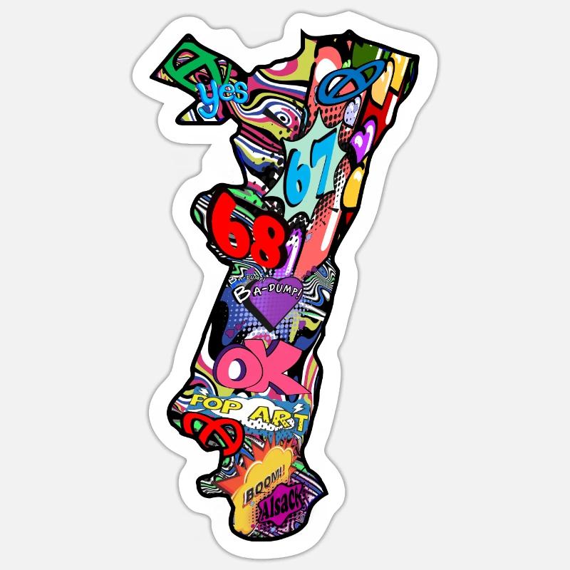 Sticker taille S (10 x 10 cm) - 