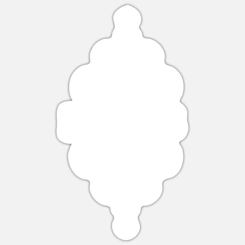 Prénom Floris - Sticker taille S (10 x 10 cm) - blanc mat
