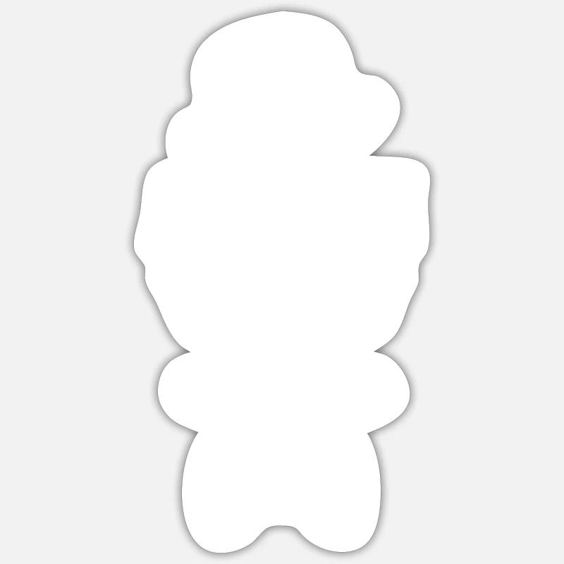 First name Aiden - Sticker size S (10 x 10 cm) - white matte
