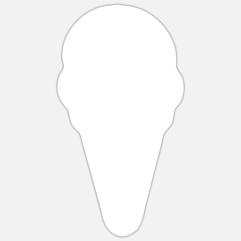 Eis Eiscreme Sticker Größe S (10 x 10 cm)