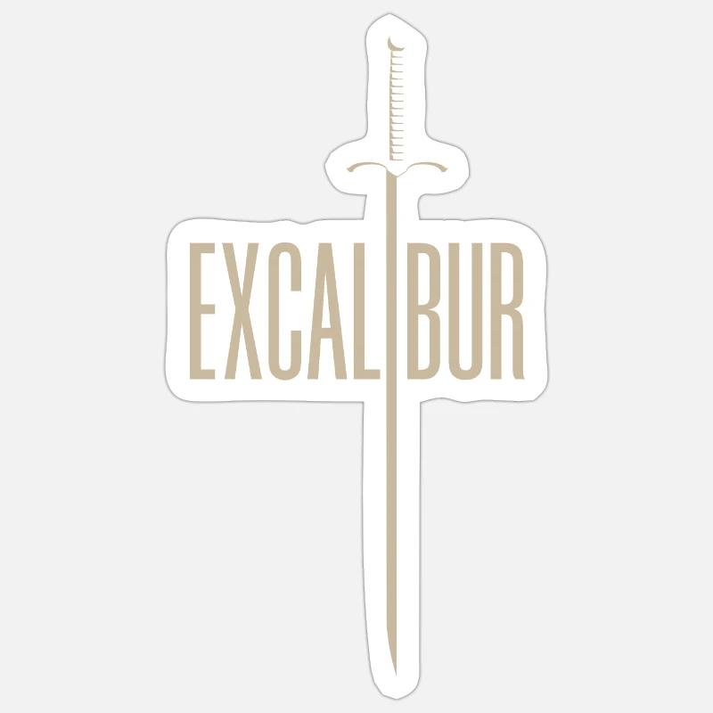 Excalibur Sticker taille S (10 x 10 cm)