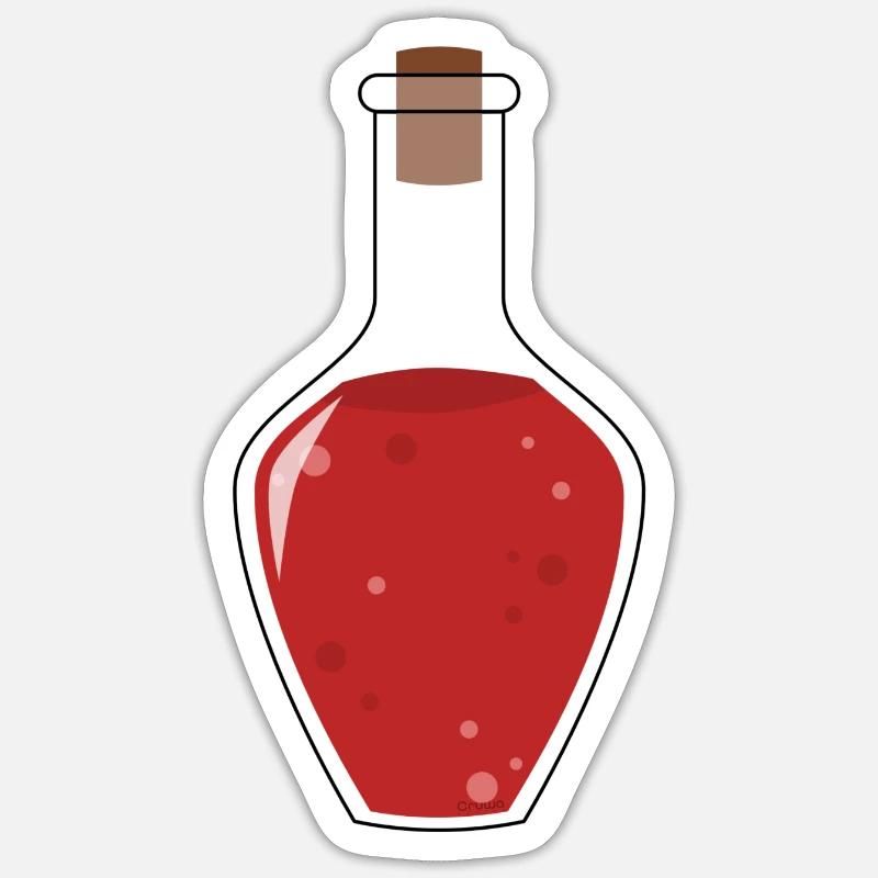 Potion de santé Sticker taille S (10 x 10 cm)