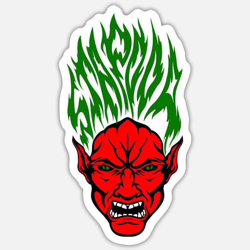 Stapooa couleur démoniaque Sticker taille S (10 x 10 cm)