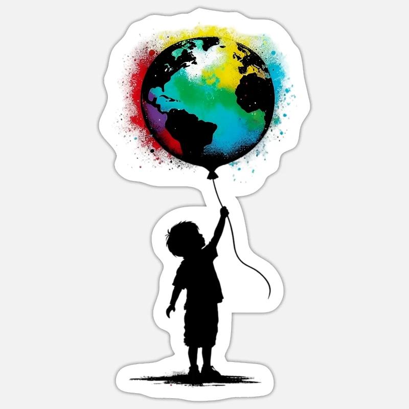 Sticker Größe S (10 x 10 cm) - 