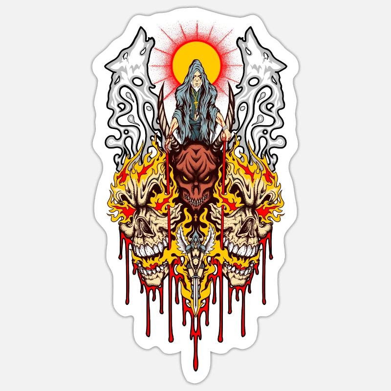 Sticker Größe S (10 x 10 cm) - 