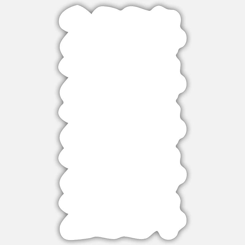 Né en 2004 - Sticker taille S (10 x 10 cm) - blanc mat