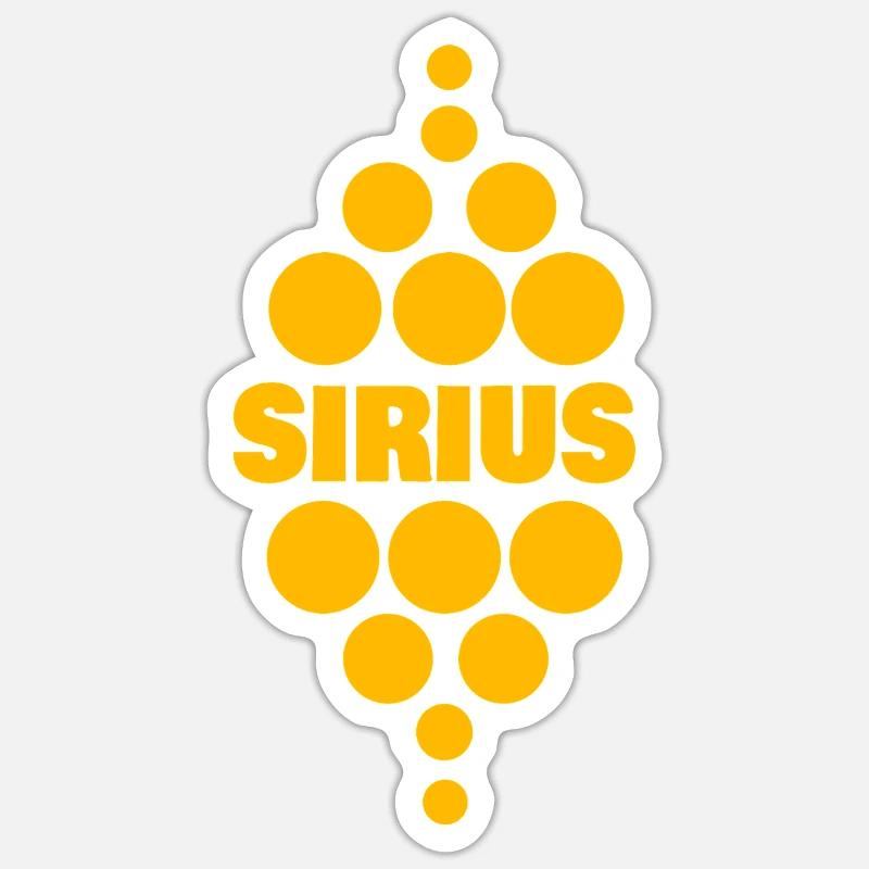 Gift for Sirius - Sticker size S (10 x 10 cm) - white matte