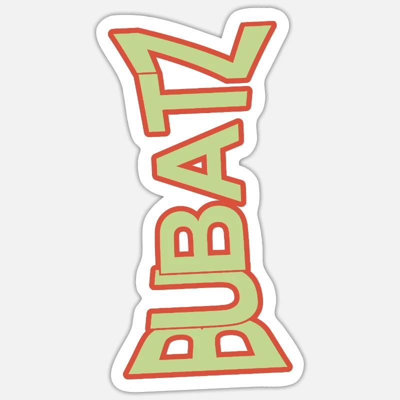 Bubatz logo Sticker Größe S (10 x 10 cm)