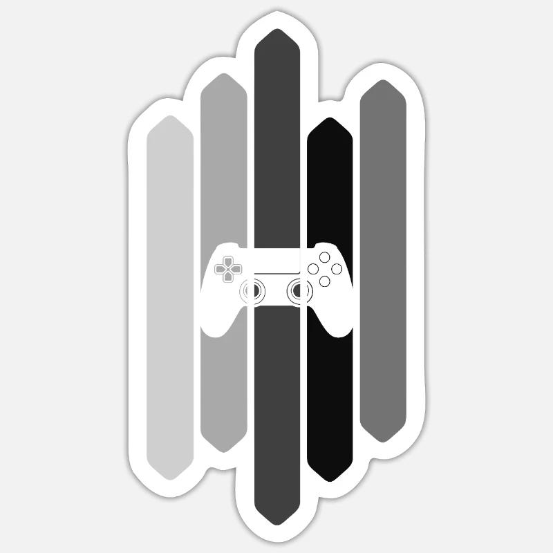 Gaming Graphics PC Sticker size S (10 x 10 cm)
