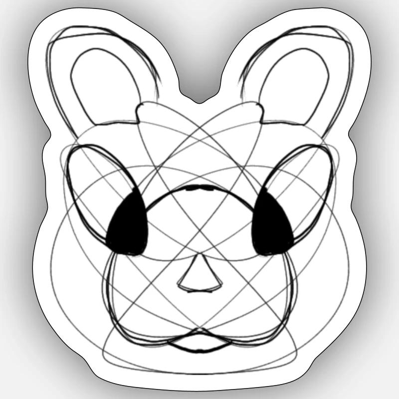 Sticker Größe S (10 x 10 cm) - 