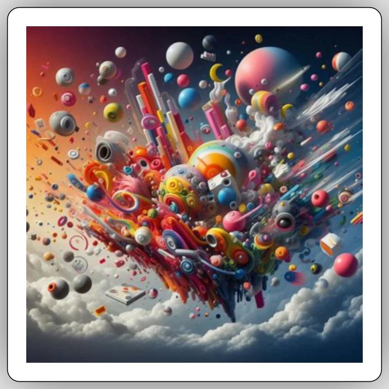 Sticker Größe S (10 x 10 cm) - 