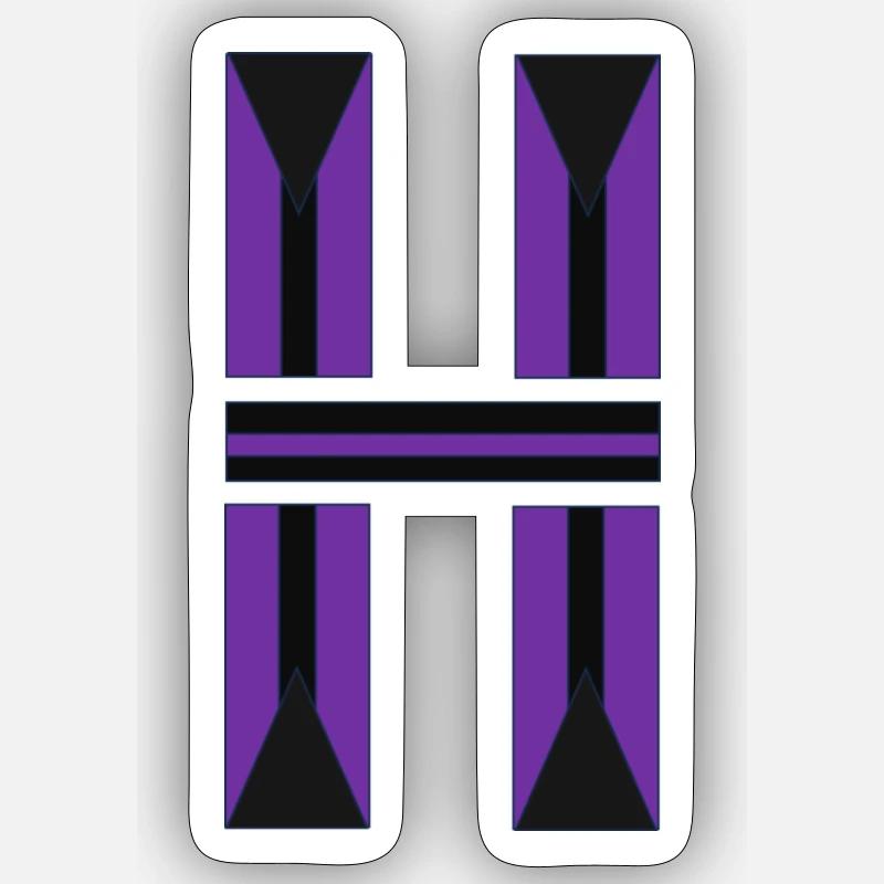 Logo Hardstone - Sticker taille S (10 x 10 cm) - blanc mat