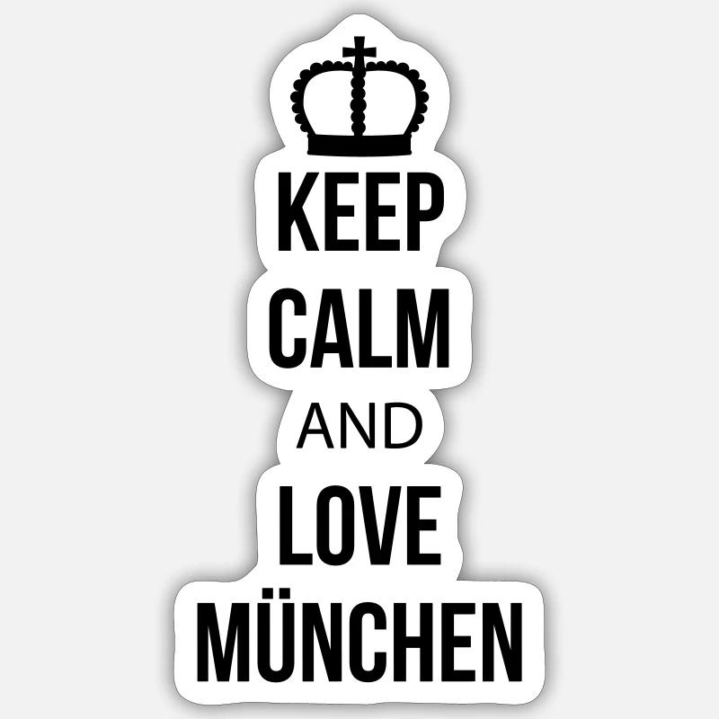 München Sticker Größe S (10 x 10 cm)