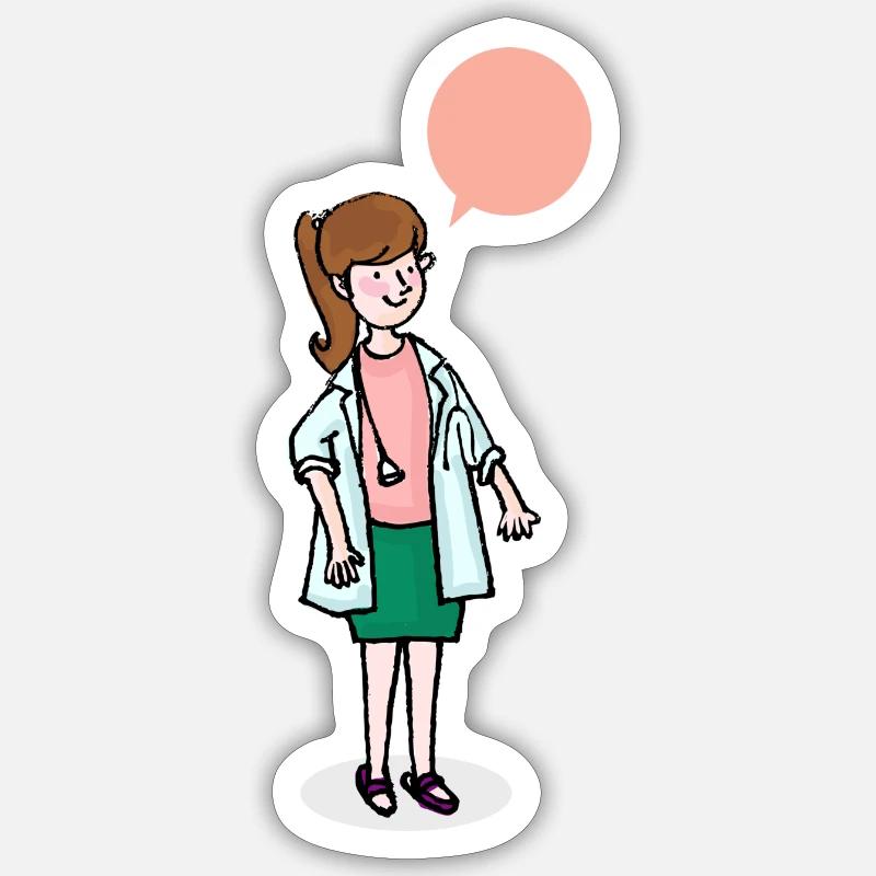 doc148 Sticker taille S (10 x 10 cm)