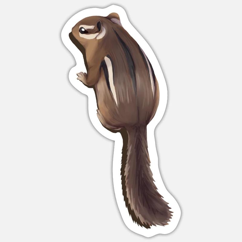 Chipmunk Sticker size S (10 x 10 cm)
