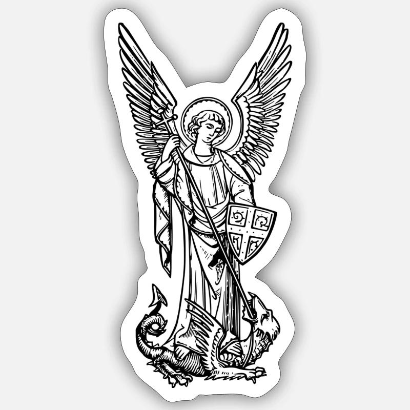 Engel Sticker Größe S (10 x 10 cm)