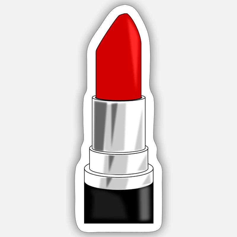 lipstick Sticker size S (10 x 10 cm)