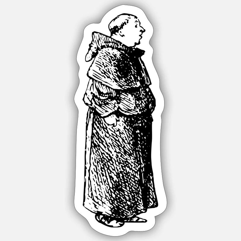 monk Sticker size S (10 x 10 cm)