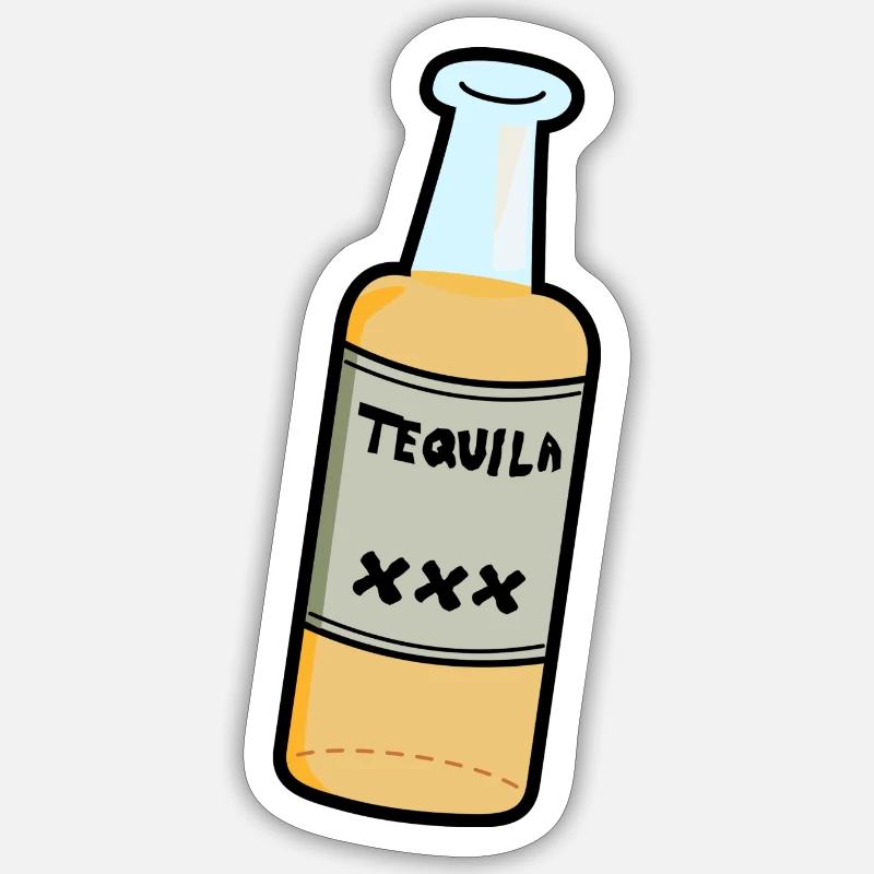 Tequila Sticker Größe S (10 x 10 cm)