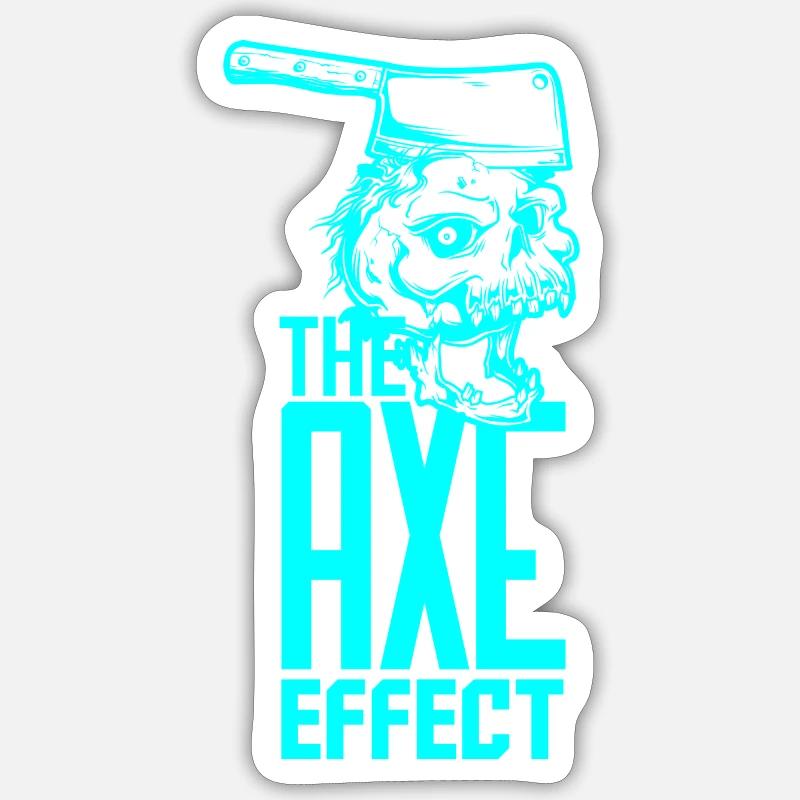 scull - Sticker size S (10 x 10 cm) - white matte