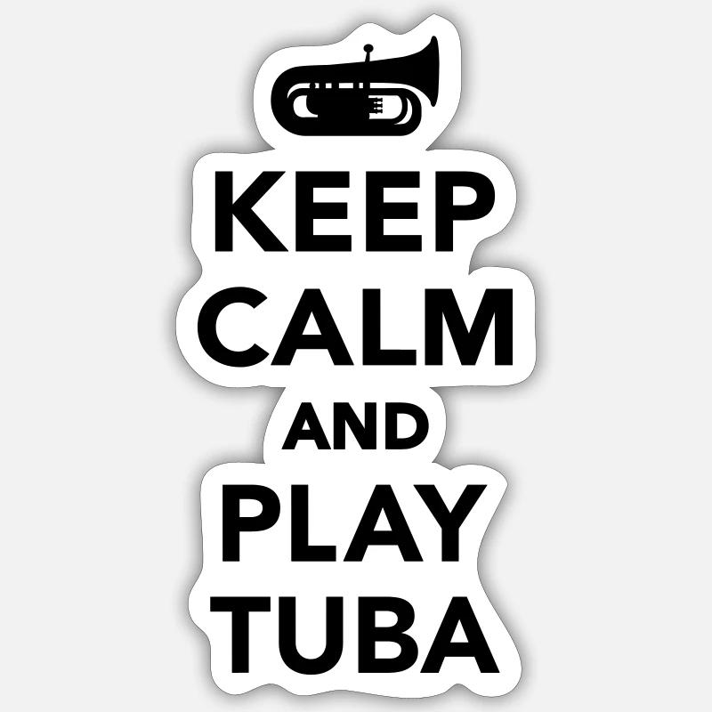 Tuba Sticker Größe S (10 x 10 cm)