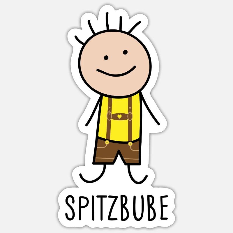 Spitzbube Sticker Größe S (10 x 10 cm)