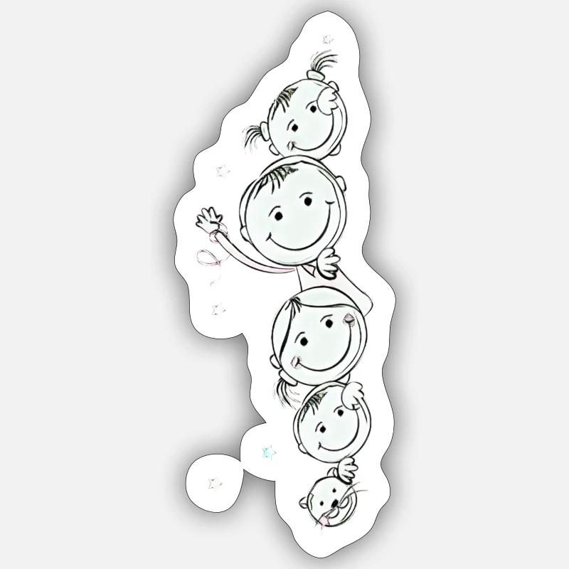Sticker Größe S (10 x 10 cm) - 