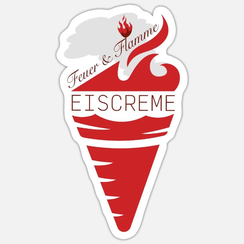 GLACE Sticker taille S (10 x 10 cm)